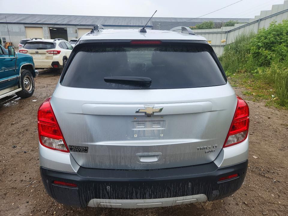 2016 Chevrolet Trax VIN KL7CJPSB7GB759998 COPART salvage auction — ALL OVER, Mi - Certificate Of Title, sold $650 on 2026-07-08 (photo 6)