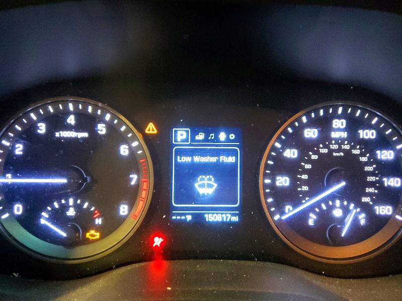 2016 Hyundai Tucson VIN KM8J3CA48GU211671 COPART salvage auction — FRONT END, Pa - Certificate Of Salvage, sold $1,400 on 2026-07-14 (photo 9)