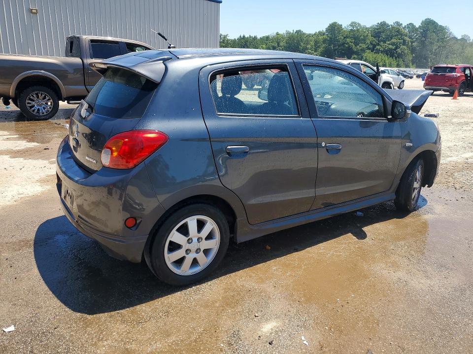 2015 Mitsubishi Mirage VIN ML32A4HJ6FH014038 COPART salvage auction — FRONT END, SC - CERT OF TITLE-SALVAGE, sold $625 on 2026-07-27 (photo 3)