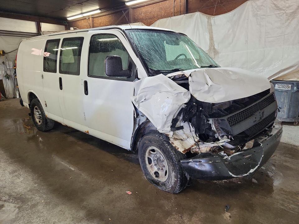 2011 Chevrolet Express 2500 VIN 1GCWGFFAXB1160103 COPART salvage auction — FRONT END, Pa - Certificate Of Salvage, sold $250 on 2026-07-09 (photo 4)