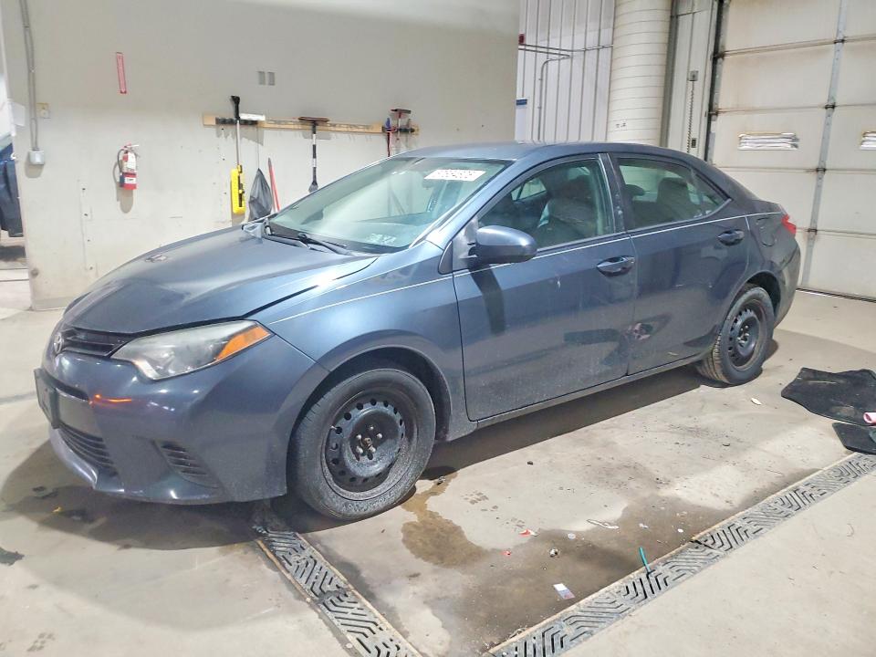 2015 Toyota Corolla VIN 2T1BURHE7FC309111 COPART salvage auction — SIDE, Pa - Certificate Of Salvage, sold $2,550 on 2026-07-02 (photo 1)