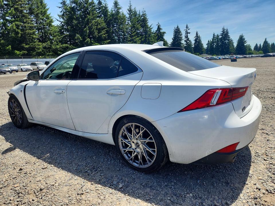 2016 Lexus Is VIN JTHBA1D28G5024159 COPART salvage auction — FRONT END, Wa - Bill Of Sale, sold $2,200 on 2026-07-17 (photo 2)