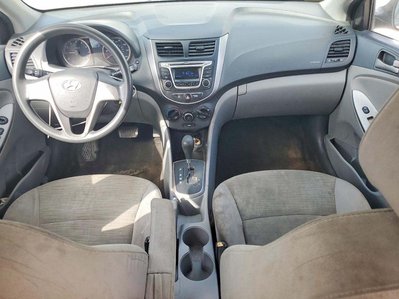2015 Hyundai Accent VIN KMHCT4AE3FU817174 COPART salvage auction — Front End, TX - CERTIFICATE OF TITLE, sold $775 on 2026-07-09 (photo 8)