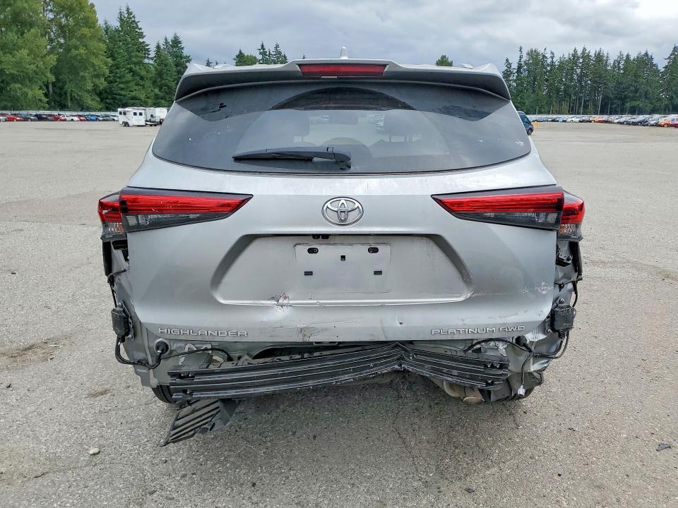 2023 Toyota Highlander VIN 5TDKDRBH0PS014637 COPART salvage auction — FRONT END, Wa - Bill Of Sale, sold $60 on 2026-07-20 (photo 6)