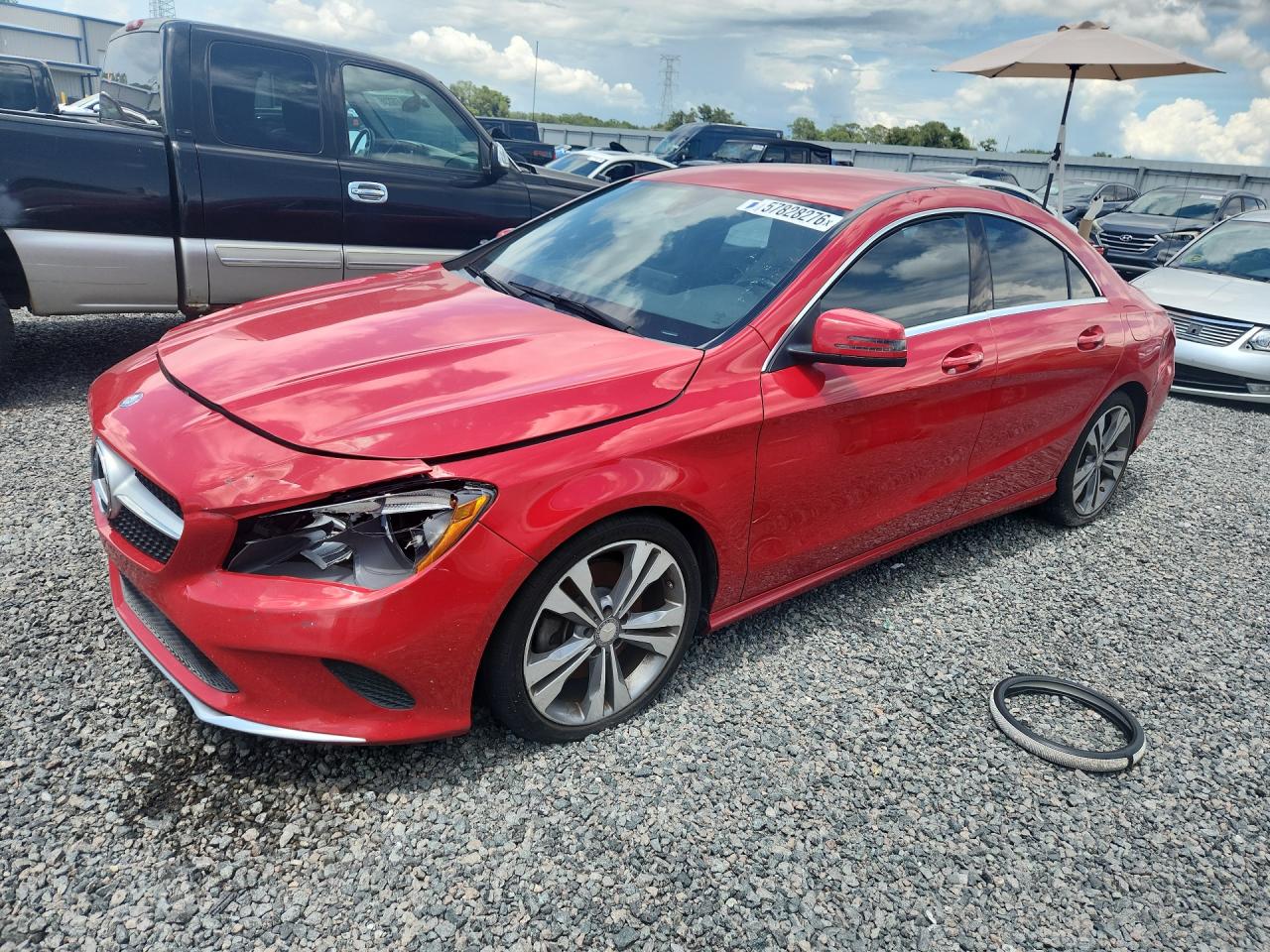 2018 Mercedes-Benz CLA-Class VIN WDDSJ4EB4JN510367 — COPART salvage auction photo