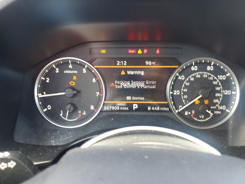 2024 Mitsubishi Outlander VIN JA4J3VA80RZ020992 COPART salvage auction — FRONT END, Tx - Salvage Vehicle Title, sold $6,700 on 2026-07-29 (photo 9)
