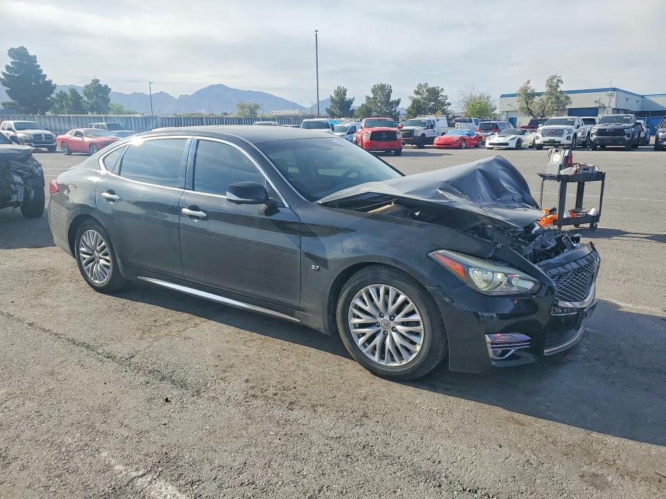 2015 Infiniti Q70 VIN JN1BY1PP7FM600125 COPART salvage auction — FRONT END, Tx - Salvage Vehicle Title, sold $775 on 2026-07-17 (photo 4)