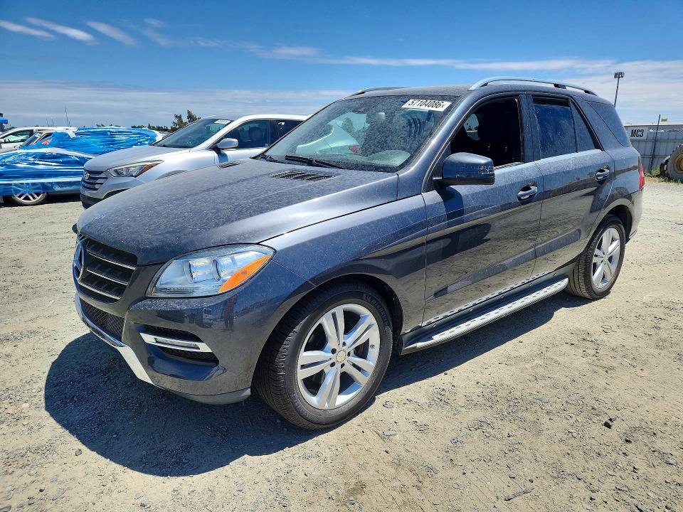 2014 Mercedes-benz M-klasse VIN 4JGDA5HB8EA424637 COPART salvage auction — MINOR DENT/SCRATCHES, Ca - Salvage Certificate, sold $4,700 on 2026-07-02 (photo 1)