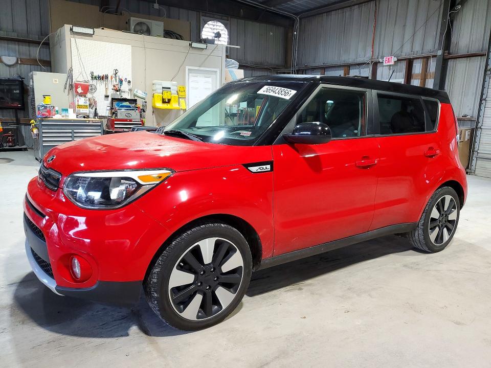 2018 Kia Soul VIN KNDJP3A58J7548607 COPART salvage auction — HAIL, Mo - Certificate Of Title, sold $4,650 on 2026-07-13 (photo 1)