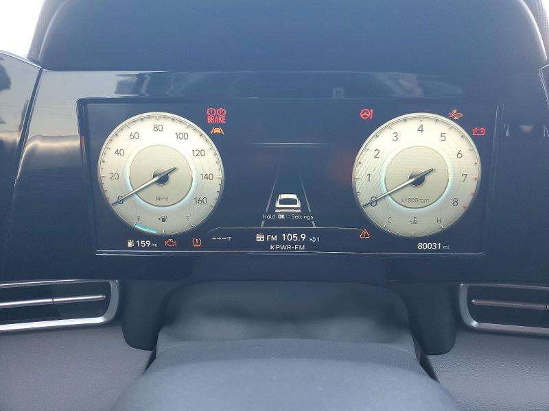 2021 Hyundai VIN 5NPLN4AG3MH027848 COPART salvage auction — FRONT END, Ca - Salvage Certificate, sold $4,800 on 2026-07-31 (photo 9)