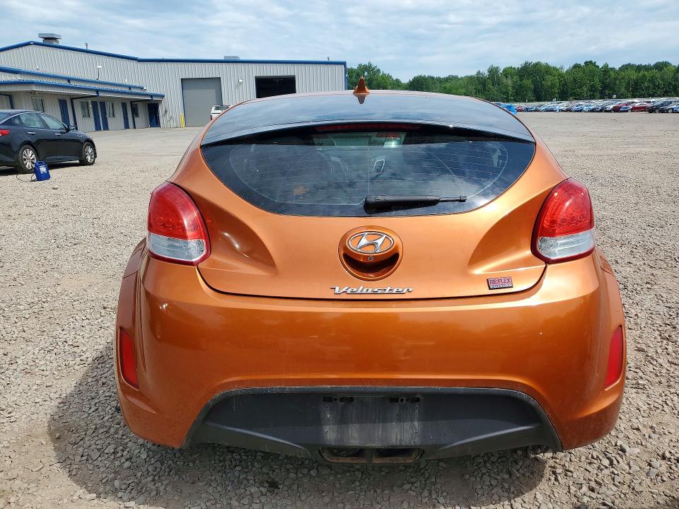 2015 Hyundai Veloster VIN KMHTC6AD5FU222930 COPART salvage auction — FRONT END, Ny - Mv-907A Salvage Certificate, sold $675 on 2026-07-27 (photo 6)