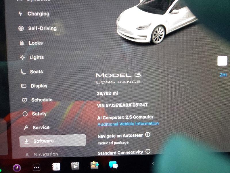 2018 Tesla Model 3 VIN 5YJ3E1EA0JF051247 COPART salvage auction — REAR END, Ct - Cert Of Title-Salvage, sold $7,100 on 2026-07-09 (photo 9)