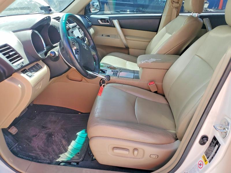 2013 Toyota Highlander VIN 5TDBK3EH8DS235977 COPART salvage auction — UNDERCARRIAGE, Ut - Salvage Certificate, sold $150 on 2026-07-27 (photo 7)
