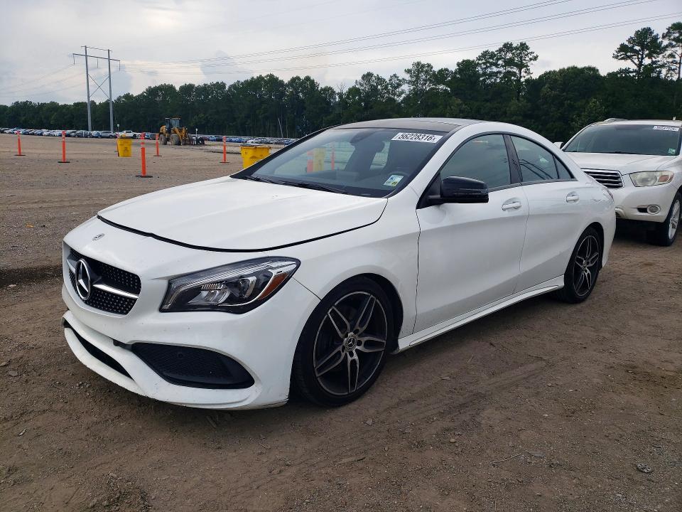 2018 Mercedes-benz Cla-klasse VIN WDDSJ4EB8JN680201 COPART salvage auction — MINOR DENT/SCRATCHES, La - Cert Of Title-Salvage, sold $350 on 2026-07-24 (photo 1)