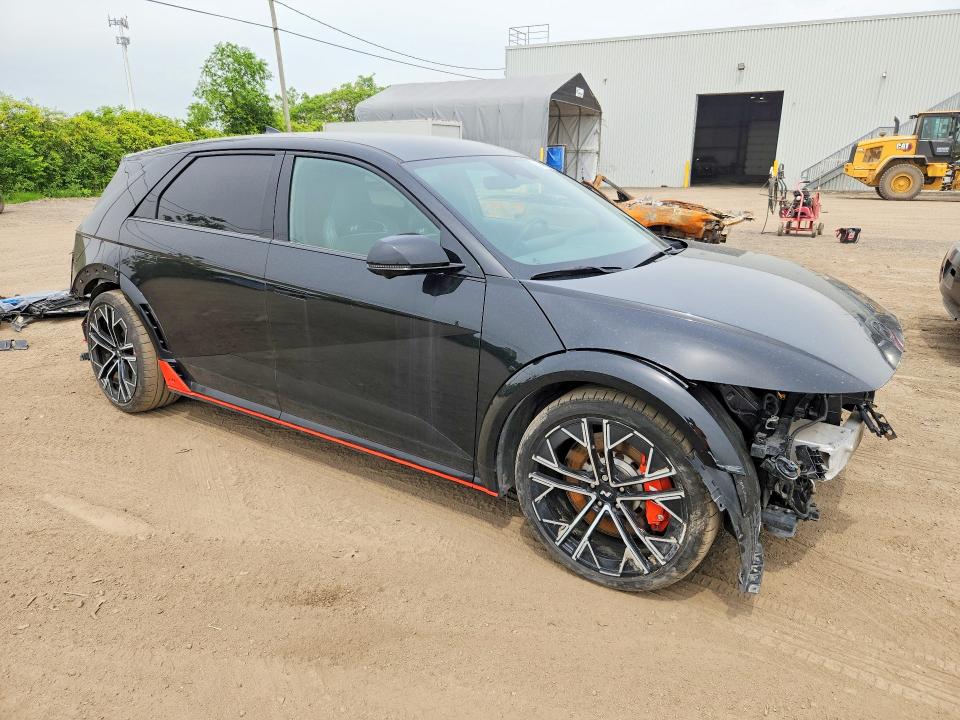 2025 Hyundai Ioniq VIN KM8KNDA87SU006729 COPART salvage auction — FRONT END, Qc - Gravement Accidente, sold $12,200 on 2026-07-14 (photo 4)