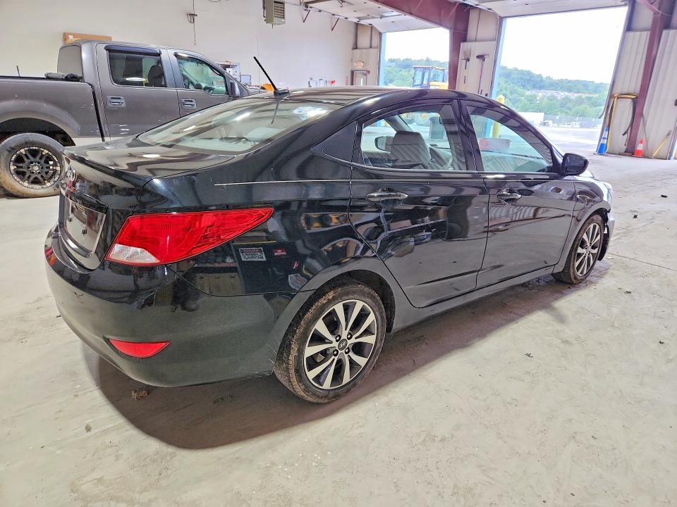 2017 Hyundai Accent VIN KMHCT4AE1HU333586 COPART salvage auction — FRONT END, Pa - Certificate Of Salvage, sold $500 on 2026-07-24 (photo 3)