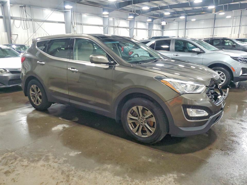 2013 Hyundai VIN 5XYZU3LB6DG038570 COPART salvage auction — FRONT END, Mn - Cert Of Title-Prior Salvage, sold $2,600 on 2026-07-07 (photo 4)