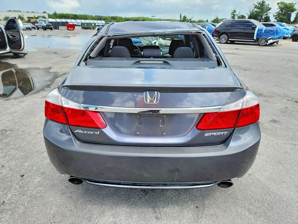 2015 Honda VIN 1HGCR2F58FA087152 COPART salvage auction — ROOF, Fl - Cert Of Title Slvg Rebuildable, sold $2,000 on 2026-07-02 (photo 6)