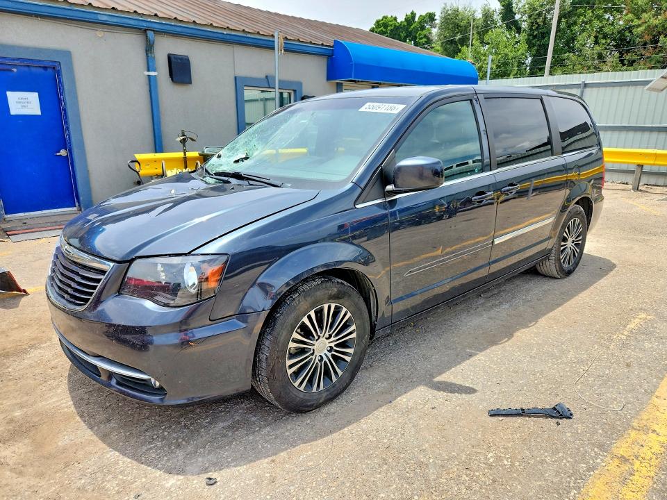 2014 Chrysler Voyager VIN 2C4RC1HG8ER258835 COPART salvage auction — FRONT END, Ks - Cert Of Title-Salvage, sold $875 on 2026-07-22 (photo 1)