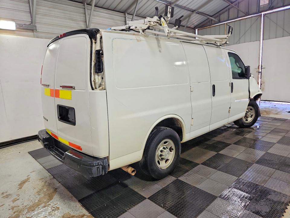 2019 Chevrolet Express 2500 VIN 1GCWGAFP4K1352883 COPART salvage auction — FRONT END, Nc - Dlr Only-Clean/Over 25% Damage, sold $225 on 2026-07-09 (photo 3)