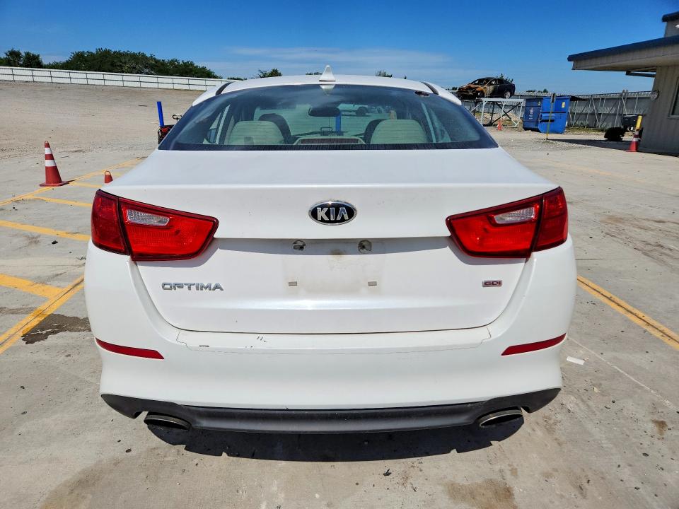 2014 Kia Optima VIN 5XXGM4A76EG344329 COPART salvage auction — FRONT END, Ky - Cert Of Title-Salvage, sold $375 on 2026-07-09 (photo 6)
