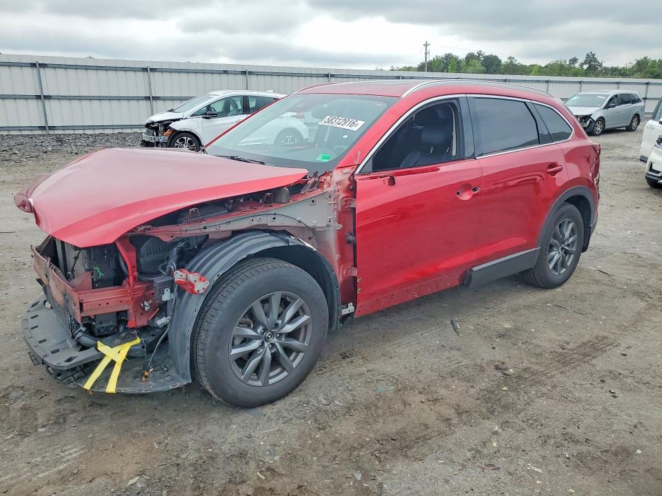 2021 Mazda VIN JM3TCBCY9M0525072 COPART salvage auction — FRONT END, Va - Cert Of Title - Salvage, sold $4,250 on 2026-07-29 (photo 1)