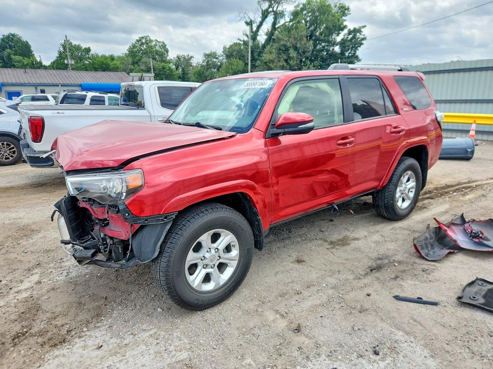 2019 Toyota 4runner VIN JTEBU5JR5K5632307 COPART salvage auction — FRONT END, Ks - Cert Of Title-Salvage, sold $9,600 on 2026-07-15 (photo 1)