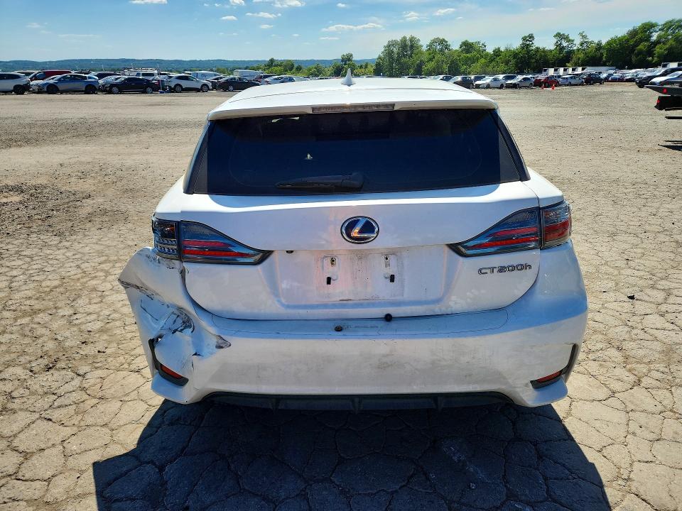 2014 Lexus Ct VIN JTHKD5BH3E2181117 COPART salvage auction — FRONT END, Pa - Certificate Of Salvage, sold $2,350 on 2026-07-10 (photo 6)
