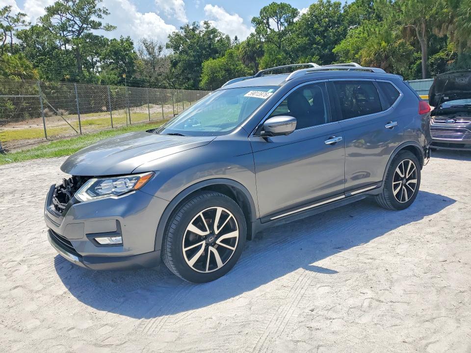 2018 Nissan Rogue VIN JN8AT2MT2JW488429 COPART salvage auction — FRONT END, FL - CERT OF TITLE SLVG REBUILDABLE, sold $3,800 on 2026-07-29 (photo 1)