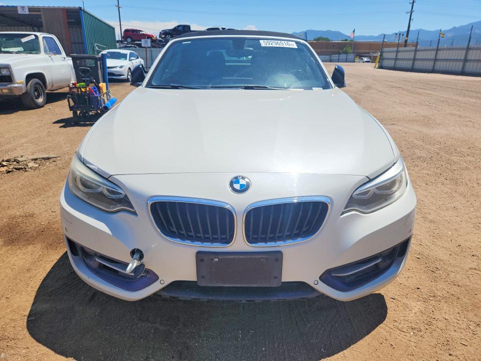 2015 BMW 2er VIN WBA1K7C55FV235128 COPART salvage auction — MINOR DENT/SCRATCHES, Co - Dis/Dlr/Exp Only Clean Title, sold $3,450 on 2026-07-13 (photo 5)