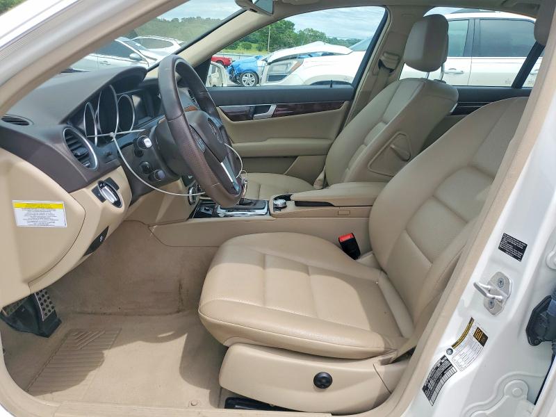 2014 Mercedes-benz C-klasse VIN WDDGF8AB9EG161107 COPART salvage auction — FRONT END, Salvage Title, sold $1,750 on 2026-07-20 (photo 7)