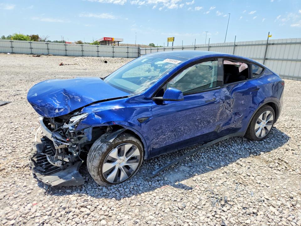 2023 Tesla Model y VIN 7SAYGDEE0PA192655 COPART salvage auction — FRONT END, IL - SALVAGE CERTIFICATE, sold $5,000 on 2026-07-27 (photo 1)