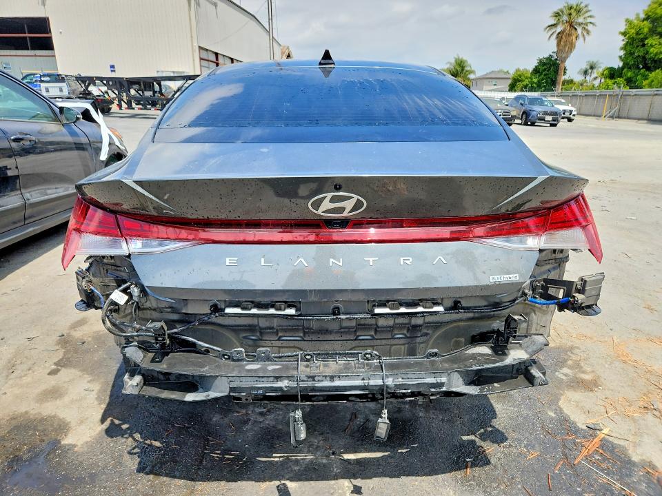 2024 Hyundai Elantra VIN KMHLM4DJ9RU096966 COPART salvage auction — ALL OVER, CA - CERTIFICATE OF TITLE, sold $1,000 on 2026-07-16 (photo 6)