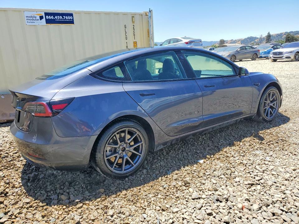 2023 Tesla Model 3 VIN 5YJ3E1EAXPF448621 COPART salvage auction — UNDERCARRIAGE, Ca - Certificate Of Title, sold $8,100 on 2026-07-06 (photo 3)