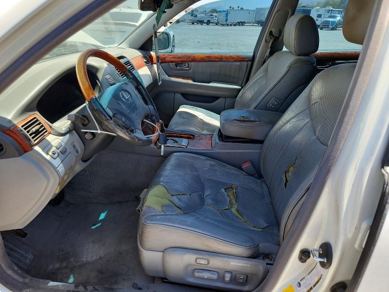 2004 Lexus Ls VIN JTHBN36FX40129486 COPART salvage auction — FRONT END, Nv - Salvage Title, sold $125 on 2026-07-21 (photo 7)