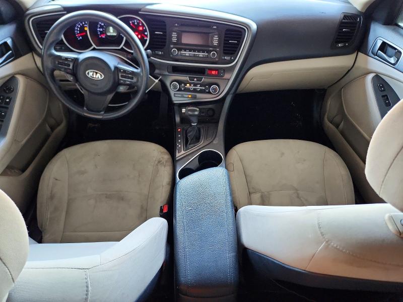 2015 Kia Optima VIN KNAGM4A72F5562948 COPART salvage auction — FRONT END, AZ - CERTIFICATE OF TITLE, sold $775 on 2026-07-13 (photo 8)