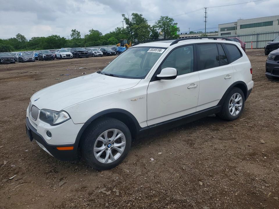 2010 BMW X3 VIN WBXPC9C4XAWJ36159 COPART salvage auction — VANDALISM, IL - SALVAGE CERTIFICATE, sold $225 on 2026-07-10 (photo 1)