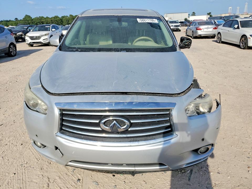 2013 Infiniti Jx VIN 5N1AL0MN5DC316222 COPART salvage auction — FRONT END, Tx - Bonded Title - Salvage (P), sold $500 on 2026-07-10 (photo 5)