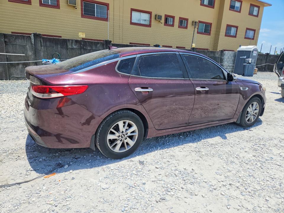 2018 Kia Optima VIN 5XXGT4L30JG227692 COPART salvage auction — FRONT END, Fl - Cert Of Title Slvg Rebuildable, sold $1,150 on 2026-07-02 (photo 3)