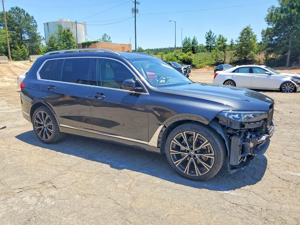 2020 BMW X7 VIN 5UXCW2C01L9B59193 COPART salvage auction — FRONT END, SC - CERT OF TITLE-SALVAGE, sold $18,300 on 2026-07-10 (photo 4)