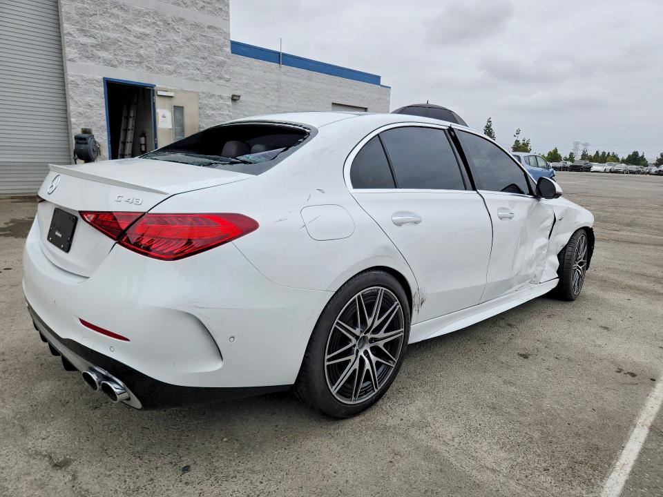 2023 Mercedes-benz C class VIN W1KAF8HB4PR122914 COPART salvage auction — ALL OVER, CA - DIS/DLR/EXP ONLY CLEAN TITLE (P), sold $22,200 on 2026-07-23 (photo 3)