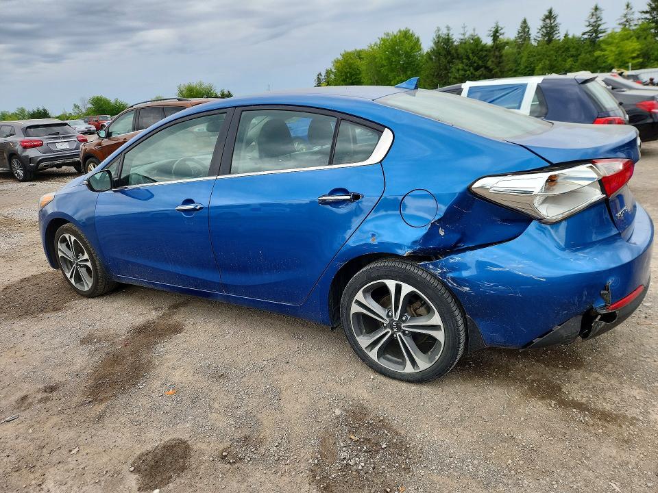 2014 Kia Forte VIN KNAFX4A80E5176071 COPART salvage auction — REAR END, ON - PERMIT NO BRAND - UNFIT, sold $725 on 2026-07-28 (photo 2)