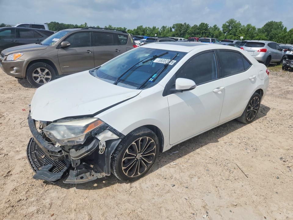 2015 Toyota Corolla VIN 5YFBURHE5FP307549 COPART salvage auction — FRONT END, Tx - Salvage Vehicle Title, sold $4,150 on 2026-07-24 (photo 1)