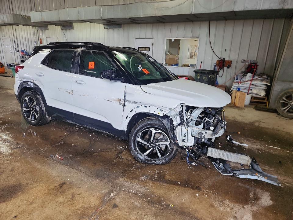 2022 Chevrolet Trailblazer VIN KL79MTSLXNB041619 COPART salvage auction — FRONT END, WV - CERTIFICATE OF TITLE, sold $250 on 2026-07-16 (photo 4)