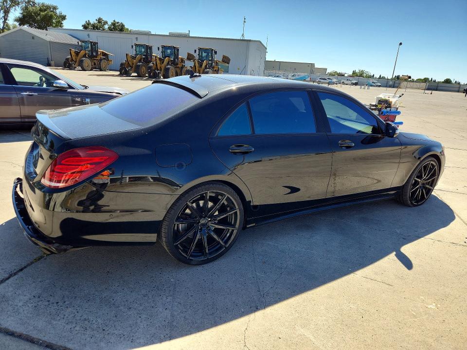 2015 Mercedes-benz S-klasse VIN WDDUG8CB7FA093620 COPART salvage auction — SIDE, Ca - Salvage Certificate, sold $9,800 on 2026-08-17 (photo 3)