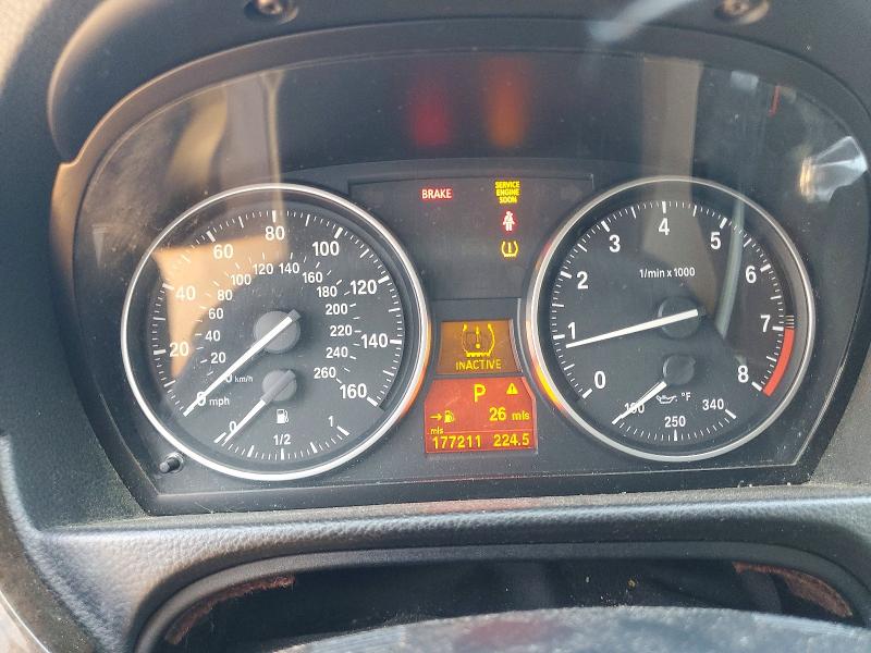 2009 BMW 3 series VIN WBAWL13549PX23690 COPART salvage auction — FRONT END, FL - CERT OF TITLE SLVG REBUILDABLE, sold $400 on 2026-07-17 (photo 9)