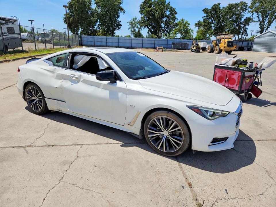 2018 Infiniti Q60 VIN JN1CV7EKXJM200656 COPART salvage auction — SIDE, Ca - Salvage Certificate, sold $6,500 on 2026-07-20 (photo 4)