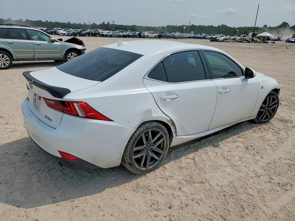 2015 Lexus Is VIN JTHBE1D2XF5021587 COPART salvage auction — FRONT END, Tx - Salvage Vehicle Title, sold $7,300 on 2026-07-28 (photo 3)