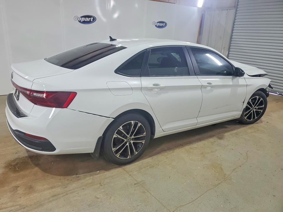 2025 Volkswagen Jetta VIN 3VWBX7BU3SM079299 COPART salvage auction — FRONT END, Tx - Certificate Of Title, sold $725 on 2026-07-30 (photo 3)