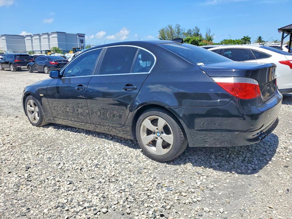 2007 BMW 5 series VIN WBANE53557CW67812 COPART salvage auction — MECHANICAL, Fl - Certificate Of Title, sold $400 on 2026-07-02 (photo 2)